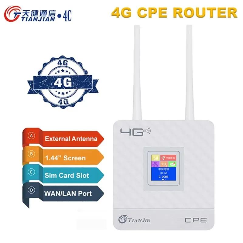 KuWFi 4G LTE CPE  ,  ī , 150Mbps  ,   4G  , ܺ ׳ WAN/LAN